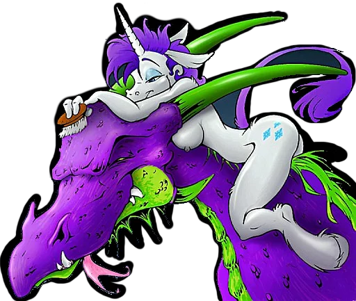 Adult Spike Telegram sticker pack