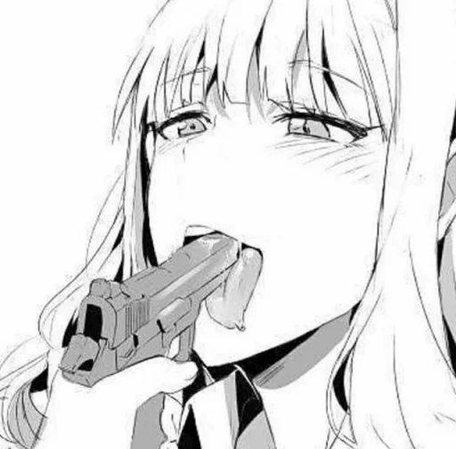 Ahegao by @moonreaper sticker 4