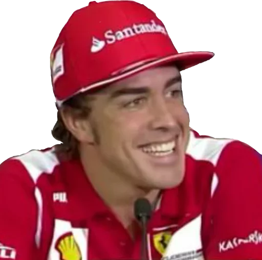 Alonso face Telegram sticker pack