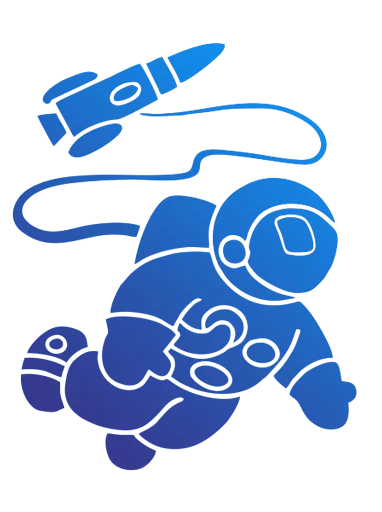 Astronautas varios Telegram sticker pack