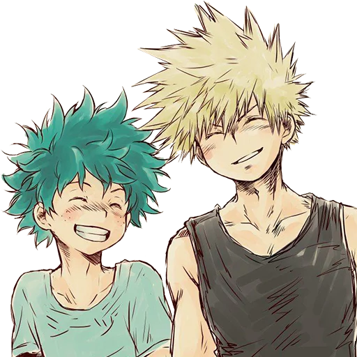 KatsuDeku Telegram sticker pack