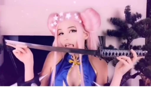 Belle Delphine by @DracuDinBotiza sticker 11