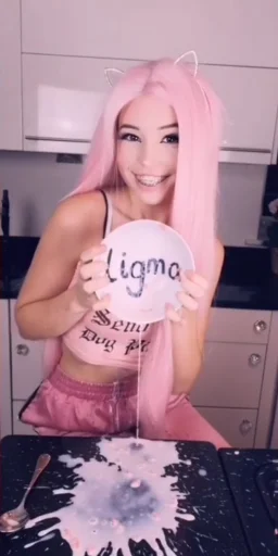 Belle Delphine by @DracuDinBotiza sticker 7