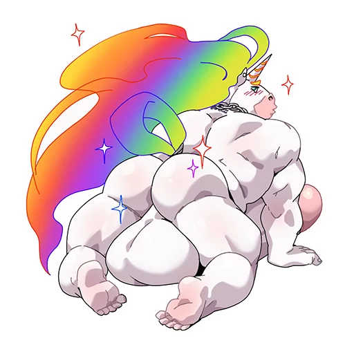 Biff the Unicorn sticker 11