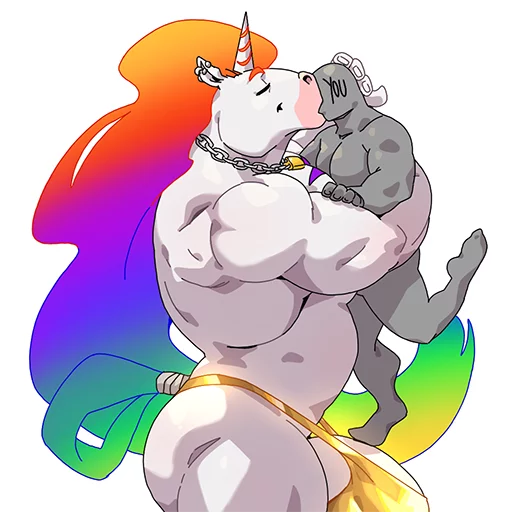Biff the Unicorn sticker 12
