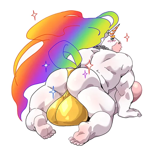 Biff the Unicorn sticker 10