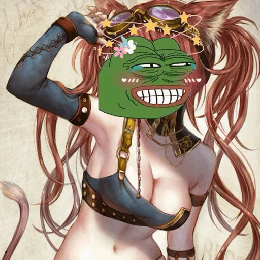 Big oppai pepe🐸⭐️ Telegram sticker pack