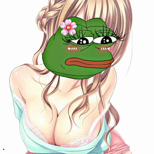 Big oppai pepe🐸⭐️ sticker 4