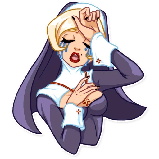 Naughty Nun sticker 7