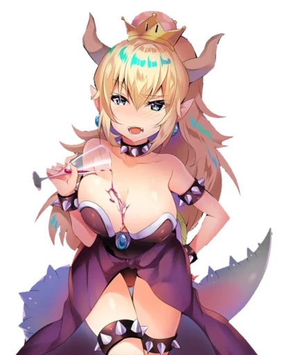 Bowsette/Boosette Lewds @Bowsette sticker 4
