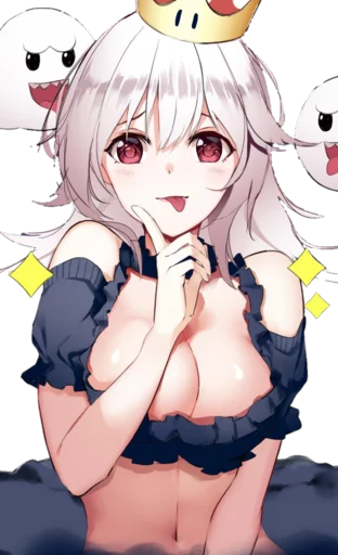 Bowsette/Boosette Lewds @Bowsette sticker 6