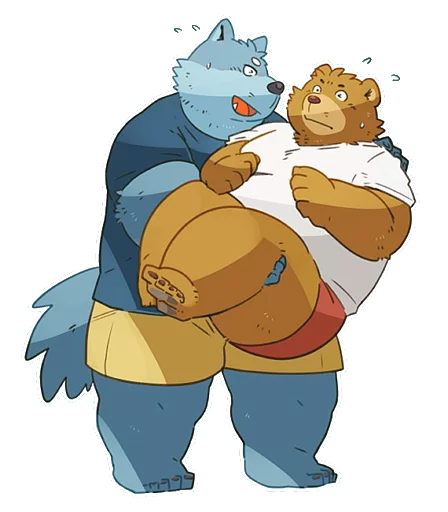 cuddling sticker 4
