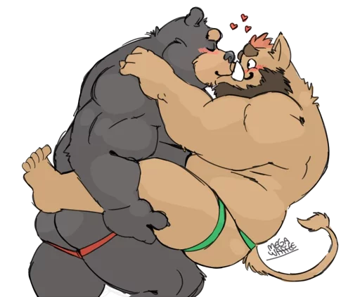cuddling sticker 10
