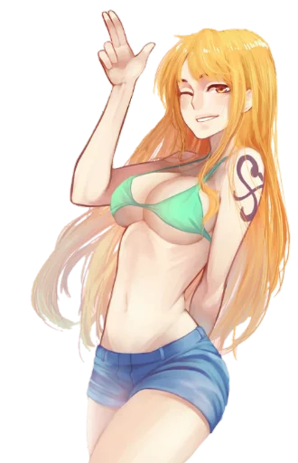 Nami neko sticker 4