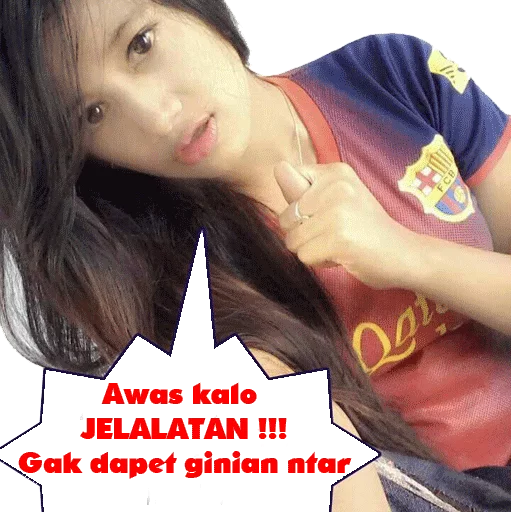 cewek sticker 3