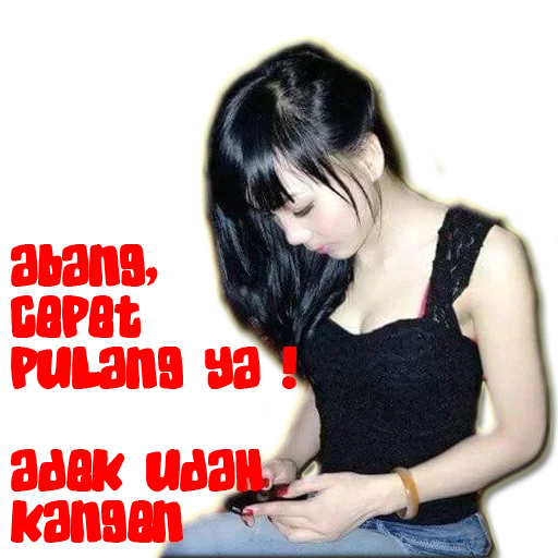cewek sticker 10