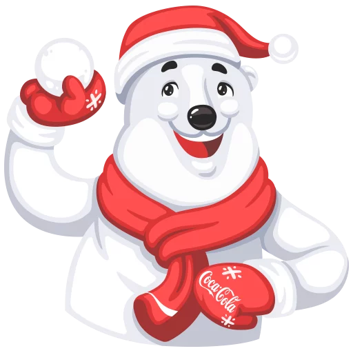 Coca-Cola New Year Telegram sticker pack