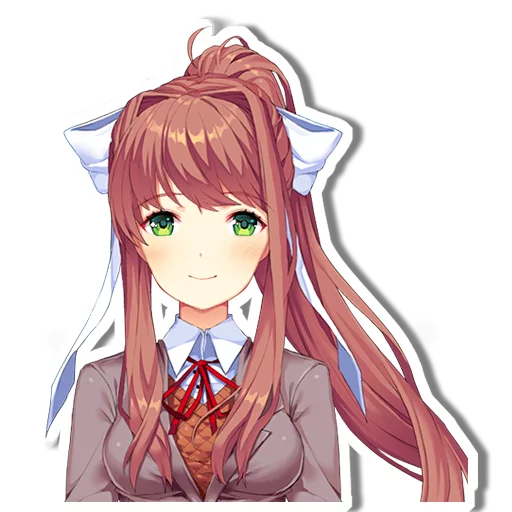 DDLC Monika Telegram sticker pack