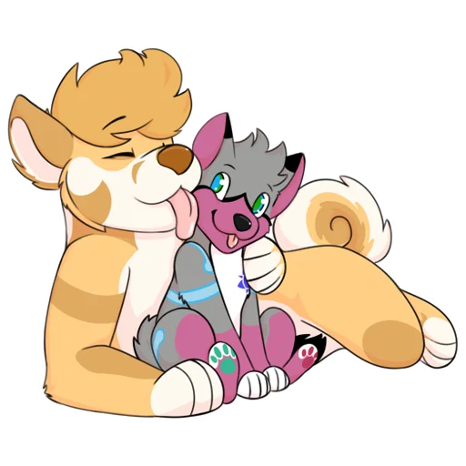 Diland and Renard Telegram sticker pack