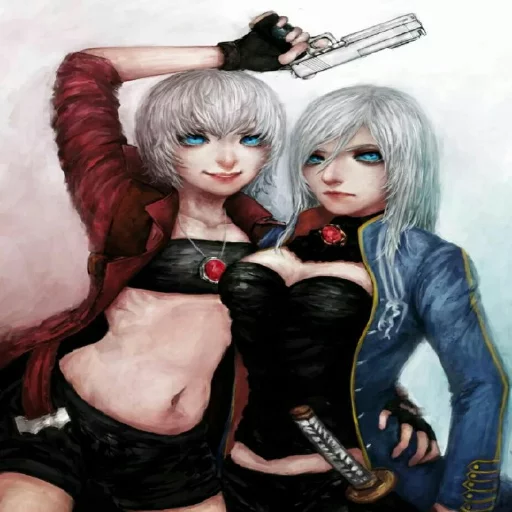 Genderbend dante -adora sticker 4