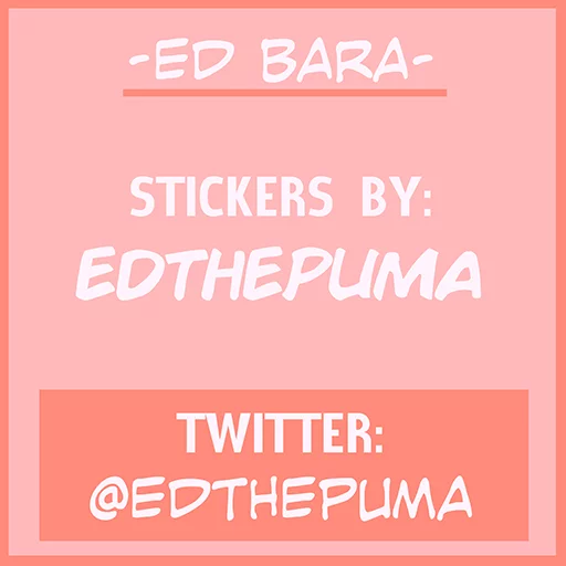 ED BARA sticker 12