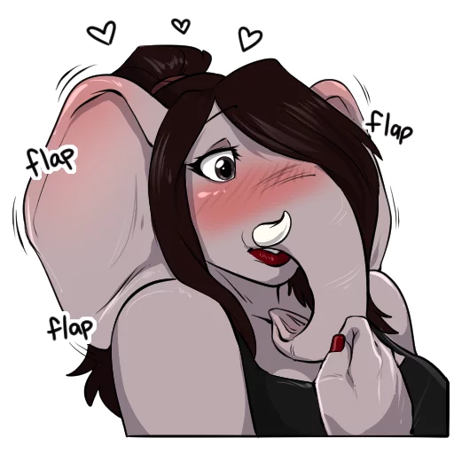 Ellie Milf Telegram sticker pack