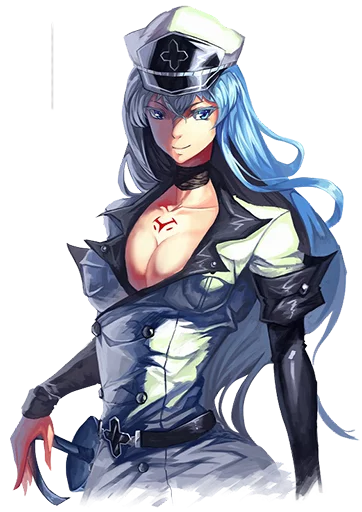Esdeath (@ventage) Telegram sticker pack