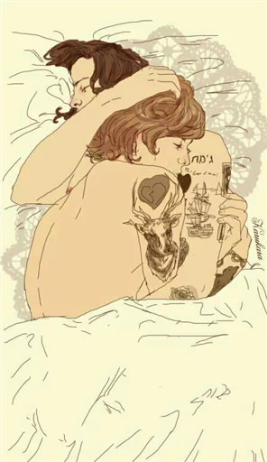 Larry smut 🍆🍑 sticker 2