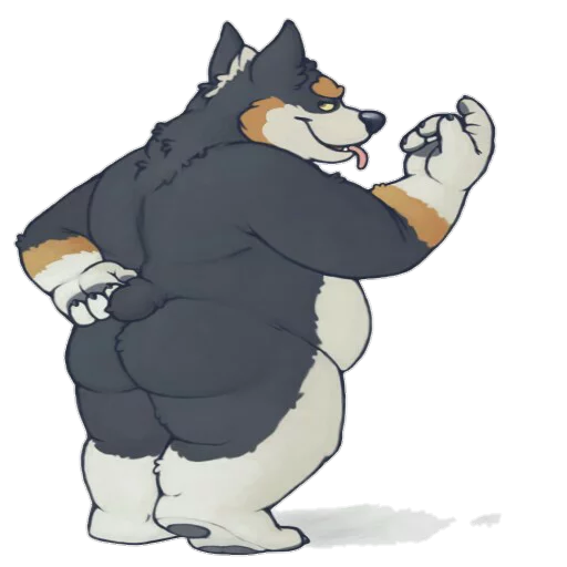 Furries butts sticker 2