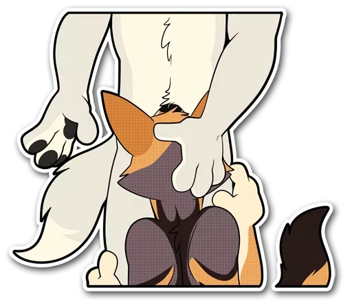 Gay Furry sticker 3