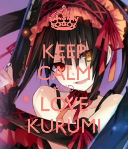 Kurumi Best Waifu sticker 2