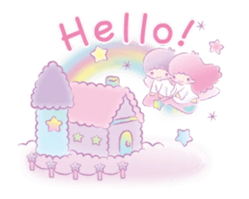 Little Twin Stars: Dreamy Telegram sticker pack