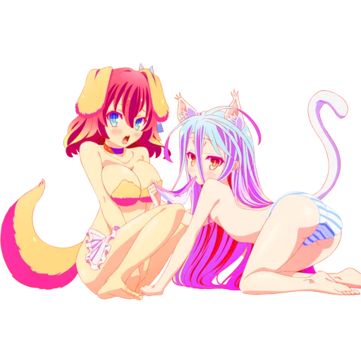Мой гарем. Канал @animegifki sticker 5