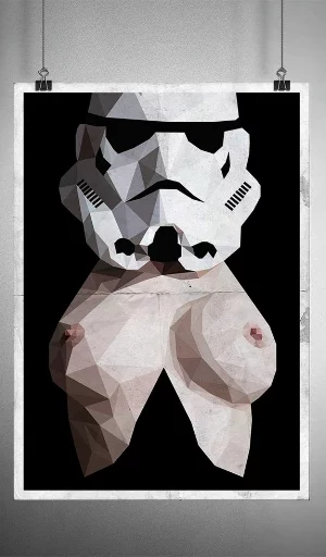 Naked STAR WARS Telegram sticker pack