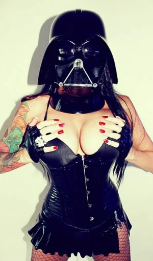 Naked STAR WARS sticker 12