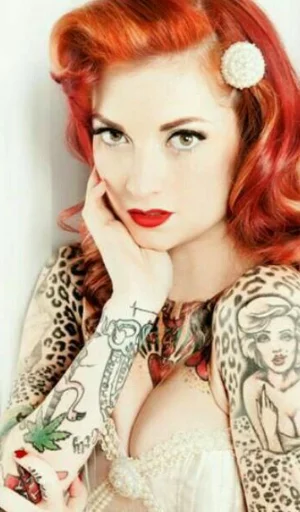 Naked tattoo sticker 7