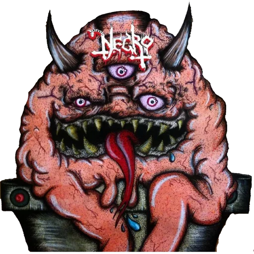 Necro666 sticker 2
