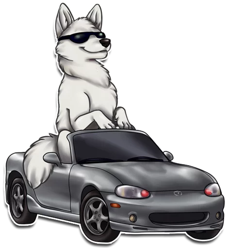 North Wolf sticker 2