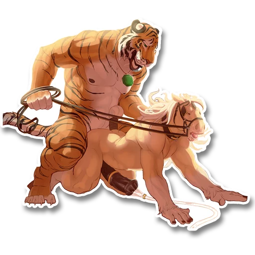 P0rny Tigers sticker 2