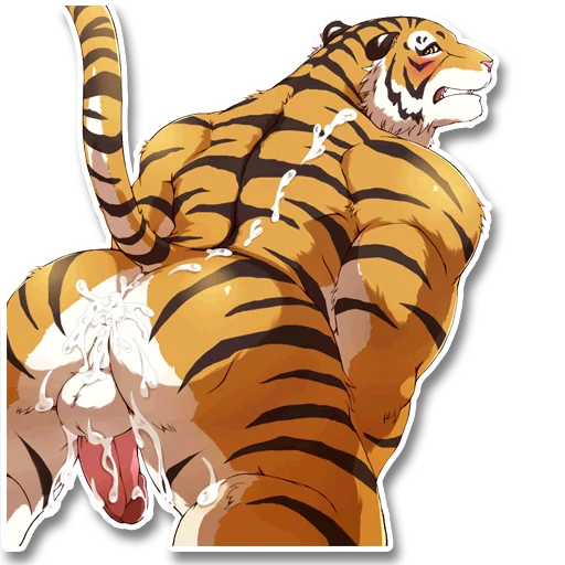 P0rny Tigers sticker 12