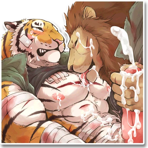 P0rny Tigers sticker 6
