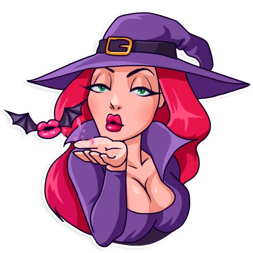Morgana the Witch sticker 2